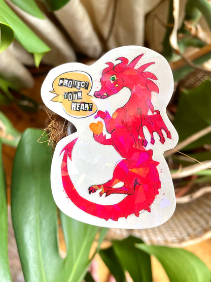 British Heart Foundation Dragon Sticker