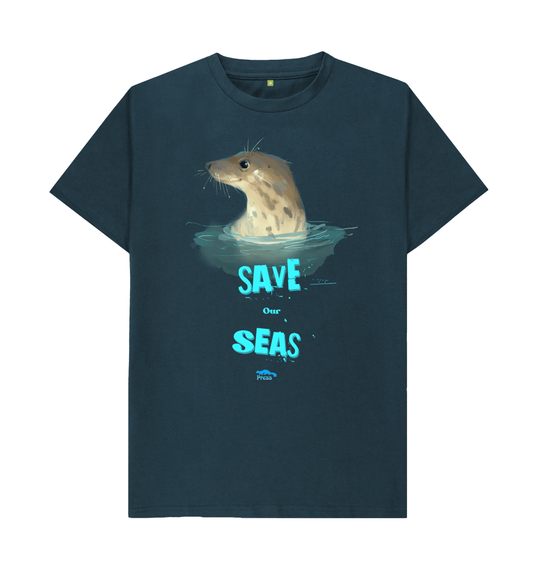 Denim Blue Save our Seas T-Shirt