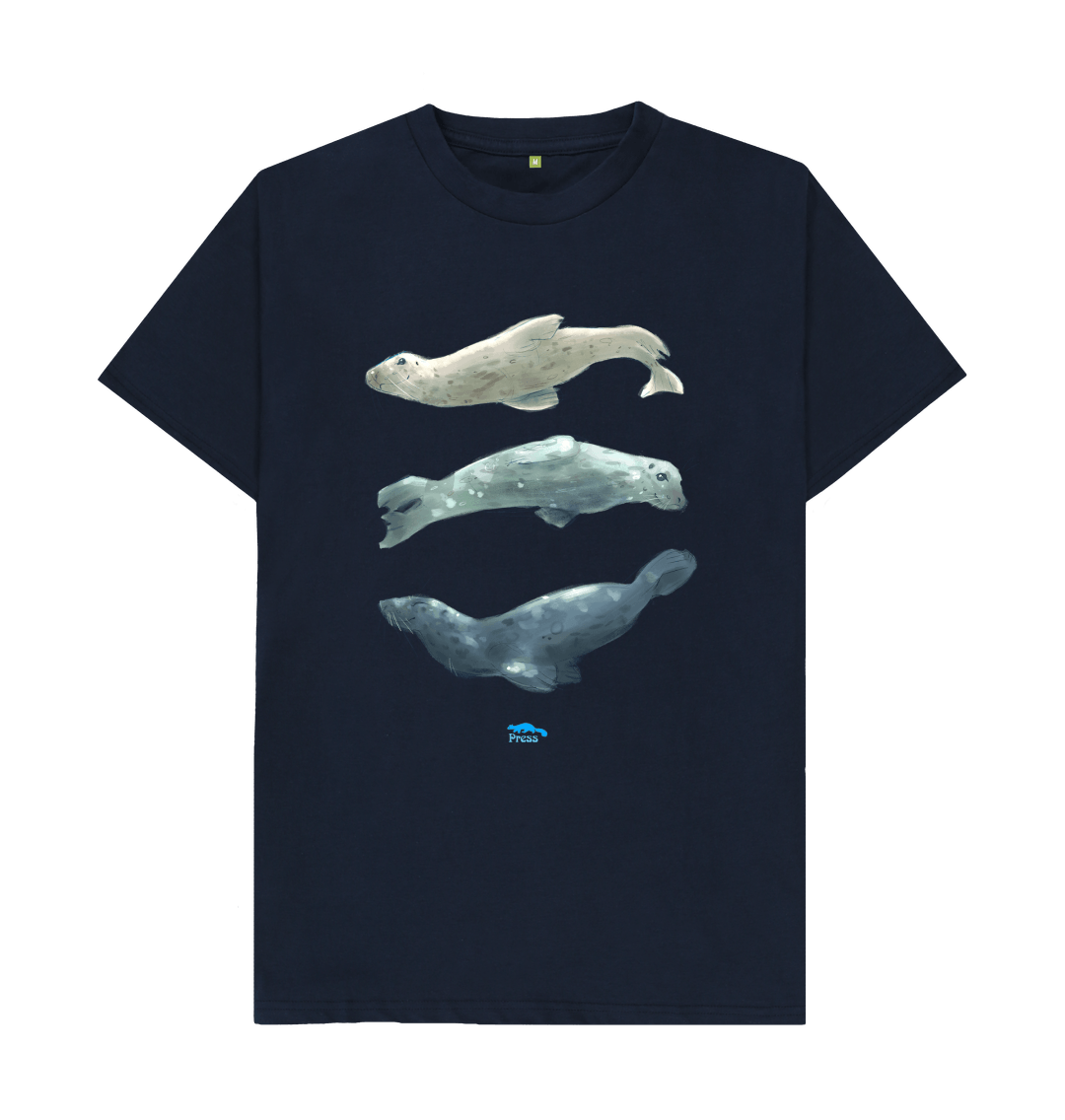 Navy Blue Seal Trio T-Shirt