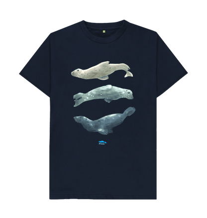 Navy Blue Seal Trio T-Shirt