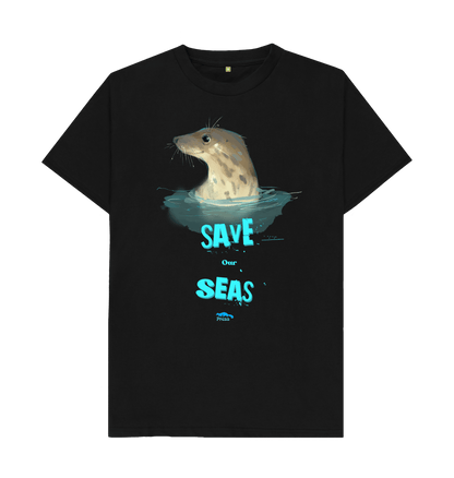 Black Save our Seas T-Shirt