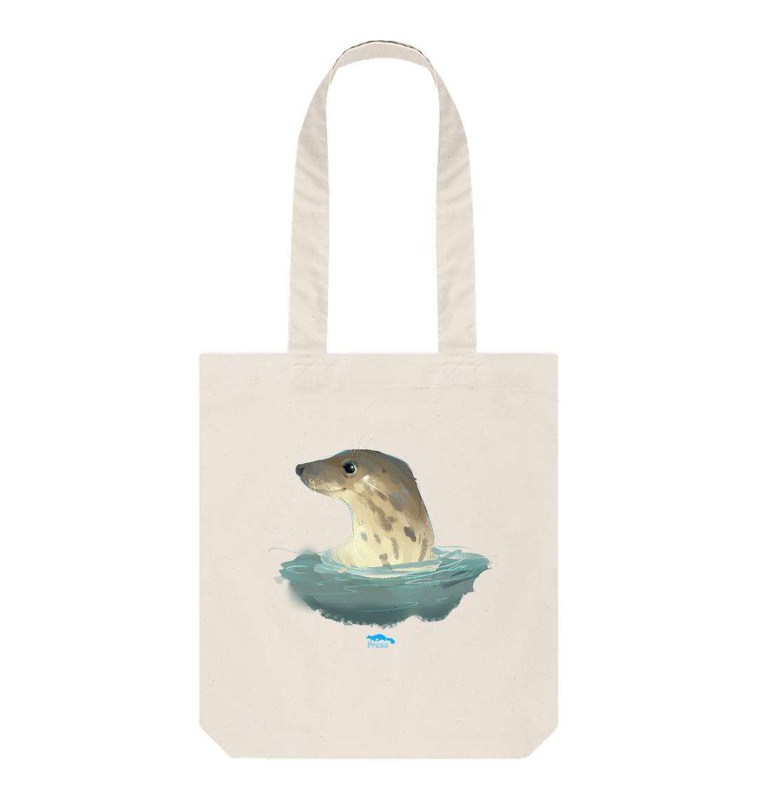 Natural Gray Seal Tote!